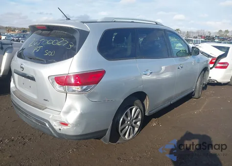 2015 Nissan Pathfinder S из США, поврежденный, VIN 5N1AR2MM5FC693122